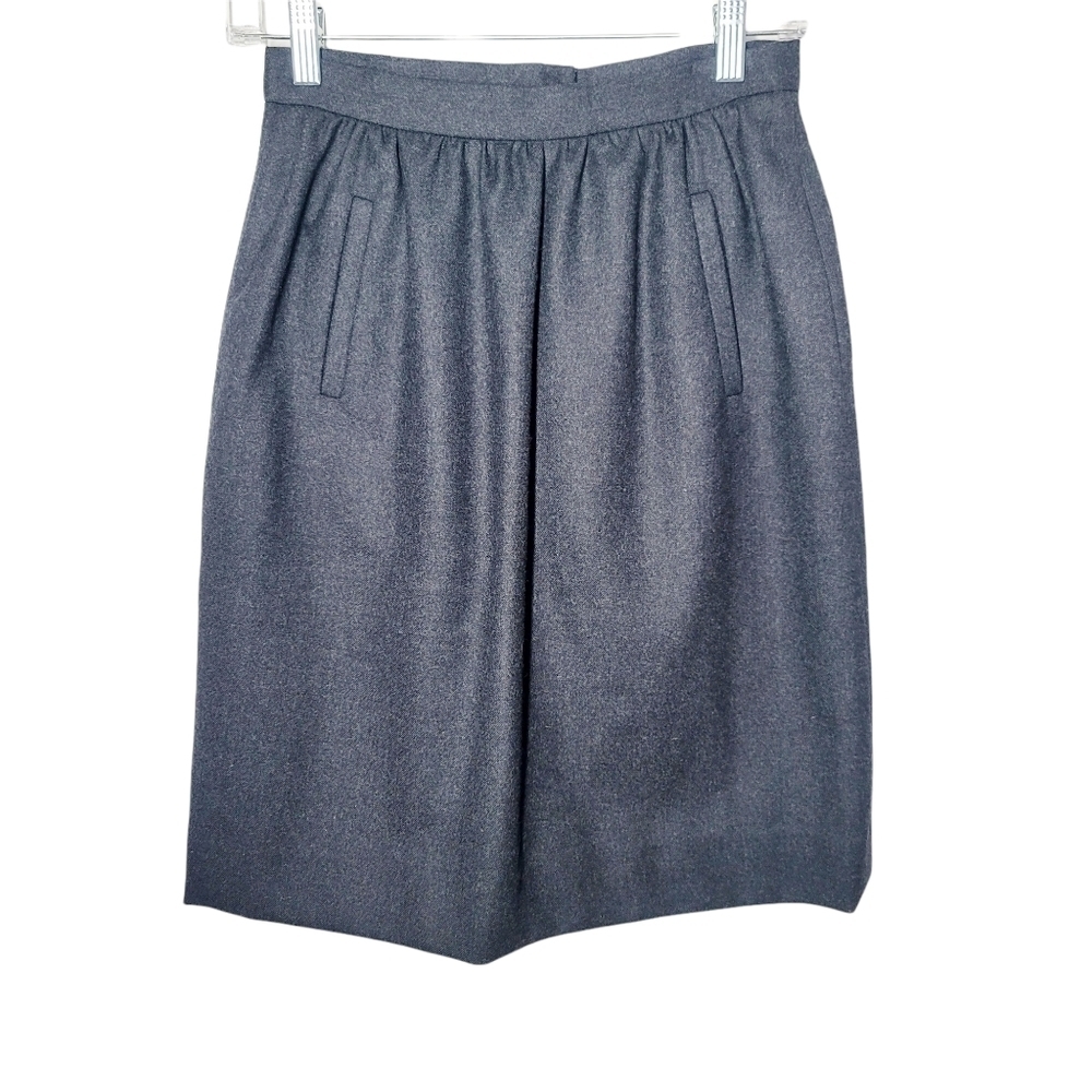 ici by Bonders Wool Academia Mini Skirt